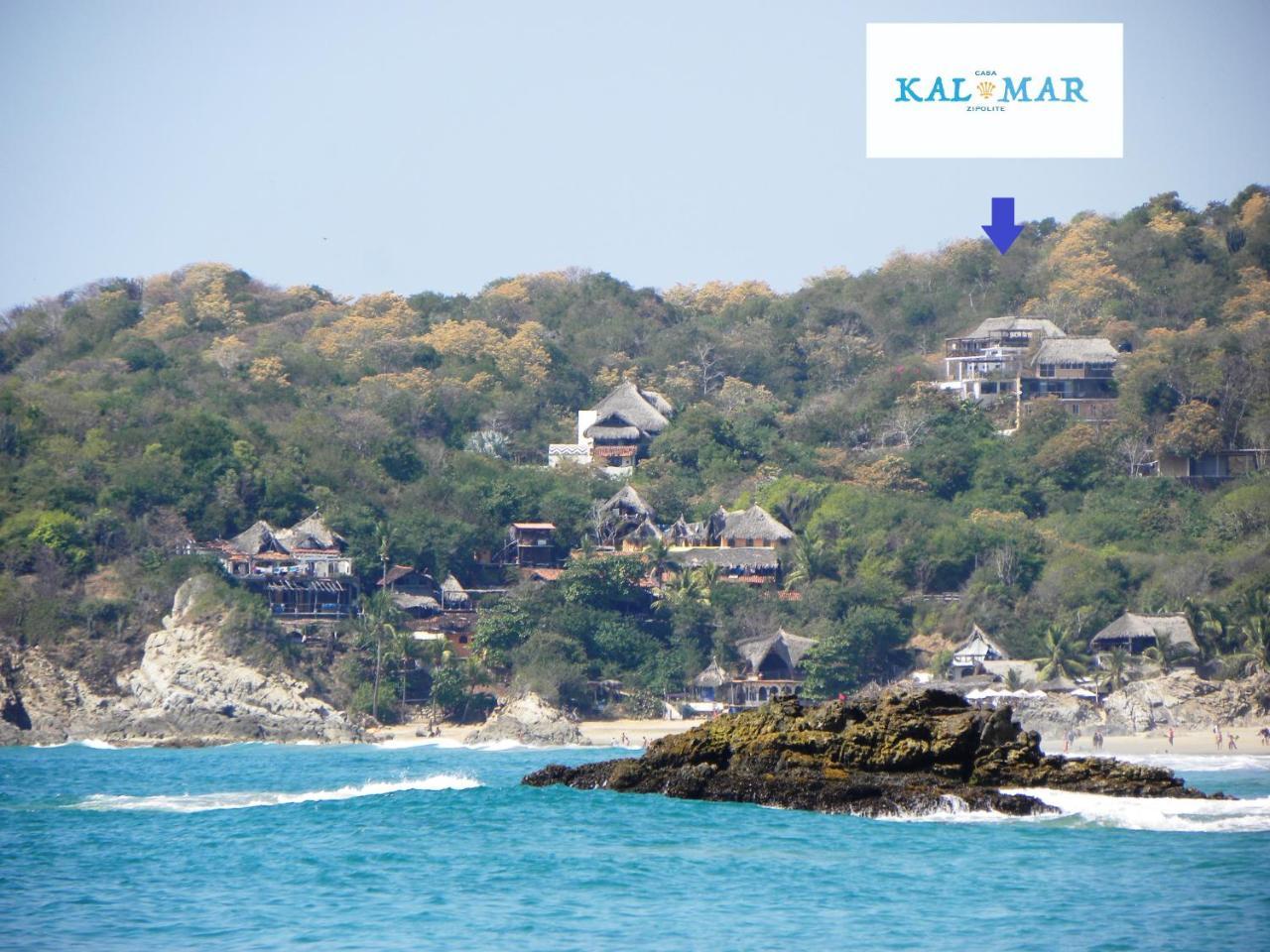 Casa Kalmar Hotel Zipolite Bagian luar foto